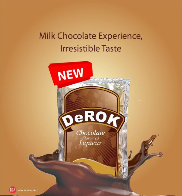 DeROK Chocolate Liqueur 5cl x 120 sachets