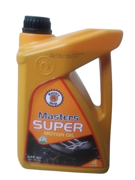 Masters Super Motor Oil SAE40, API SF/CD 4 Liters